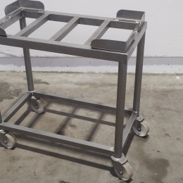 s/s mobile cart for Crates